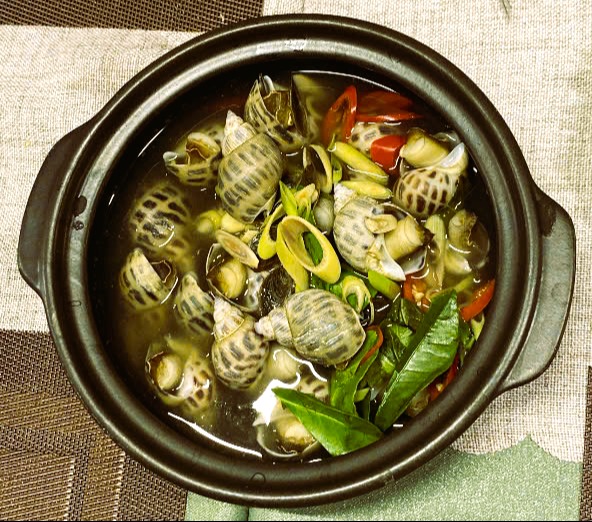 Ốc Hương Hấp Sả