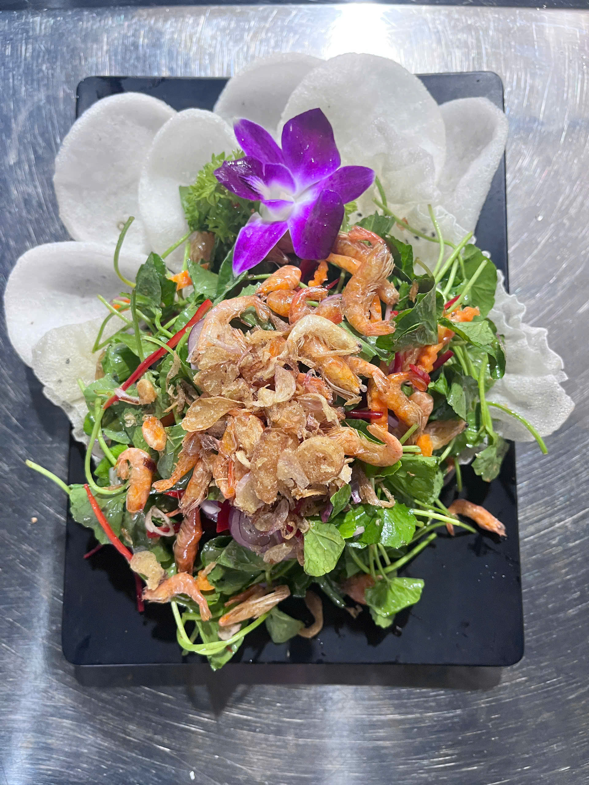 Gỏi Rau Má Tép Đồng