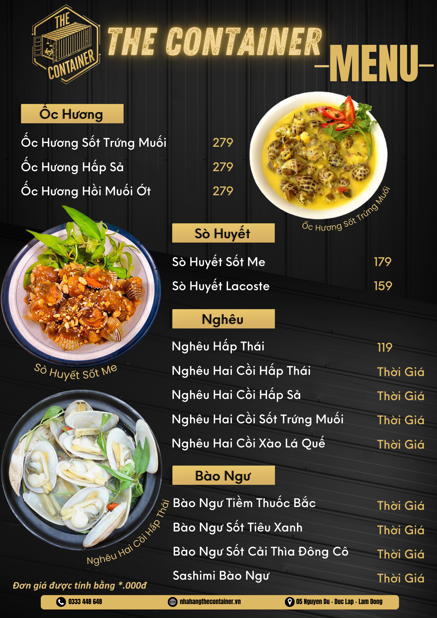 Menu Phụ - 3